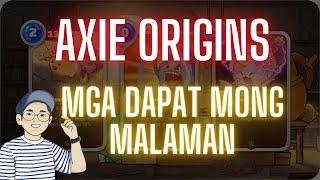 AXIE ORIGINS : LAHAT NG GUSTO NATING UPDATE NANDITO NA 