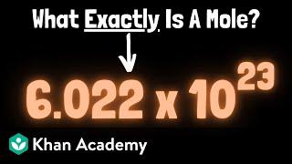 Calculations using Avogadro's number (part 1) | Chemistry | Khan Academy