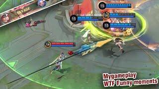 My GAMEPLAY WTF Funny Moments BEST 2024| Mobile Legends