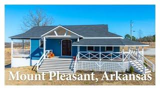 Land and Home for Sale | 675 Cooley Road Mount Pleasant, AR 72561 Listed at $649,900 Walk Through