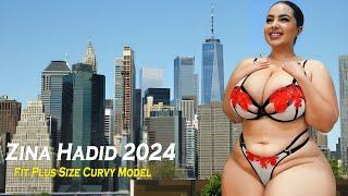 Zina Hadid  Best 2024 Curvy Plus Size Fashion Icon