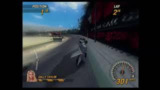 Flatout 2 moment (LevelHike HDMI cable for Playstation and PS2) (PS2 game)