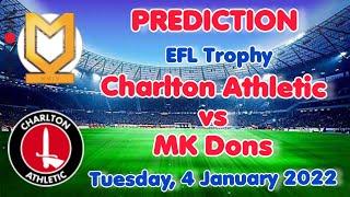 Charlton Athletic vs MK Dons Prediction & Match Preview - LeagueLane Football 22/01/04