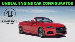 Unreal Engine New Advanced Car Configurator Free Download! 