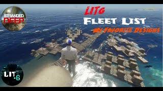 LITg Fleet | What are some great raft designs in Stranded Deep | My Favorite Rafts | Best Raft in SD