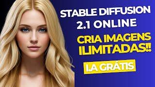 COMO USAR STABLE DIFFUSION ONLINE SEM INSTALAR NO PC CRIAR IMAGEM GRÁTIS COM INTELIGÊNCIA ARTIFICIAL