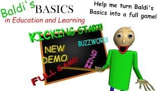 Baldi's Basics in Education and Learning Kickstarter Video