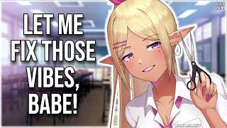 3DIO | Popular Girl Fixes your Vibes  ASMR | Stress & Negativity Plucking and Cutting