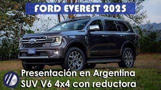 New Ford Everest 2025 | Launch, engine, equipment and all features.