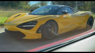 740 HP Ferrari F12Berlinetta vs 720 HP McLaren 720S Spider GTBOARD.com September Event 2021 [4k]