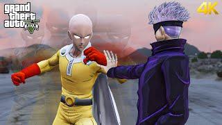 GTA 5 - Gojo VS Saitama | Epic Death Battle!