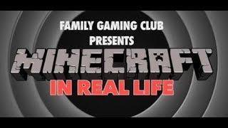 Minecraft In Real Life - EP 1 A Family Gaming Club Short