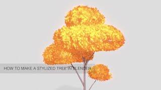 How to make a stylized tree in Blender!