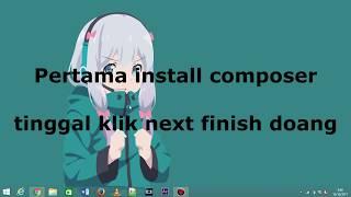 Tutorial Install YII2 Via Composer (Windows)