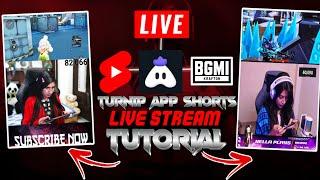 Turnip app se short live kaise kare? how to do short gaming live stream by phone#bhaluialive #turnip