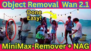 Wan 2.1 MiniMax-Remover And NAG for Video Object Removal - Handy VFX AI Tool!