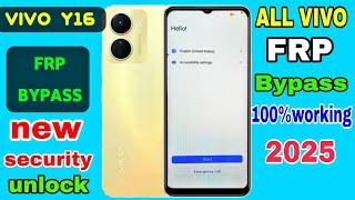 vivo y16 frp bypass new security 2025 || vivo new security unlock