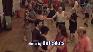 Contra Dance - Maggie Cowan & Oatcakes - Stage view