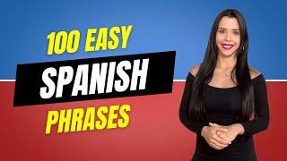 100 Spanish Phrases for Beginners | Spanish Lessons