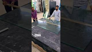 12mm clear glass cutting #glasscutting #glasshardwork #trendingvideo #trending #glass #taff #nzd #sk