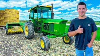 Making 1,000 Square Bales of Hay