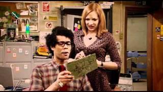 The IT Crowd - Moss laughing at something