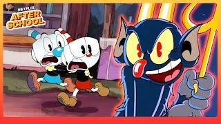 CRAZIEST Chases in The Cuphead Show!  Netflix After School