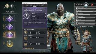 God Of War (2018): Sindri's Royal Dwarven Armor (FULL SET) - BEST ARMOR