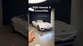 2026 Genesis X Convertible looks WILD!