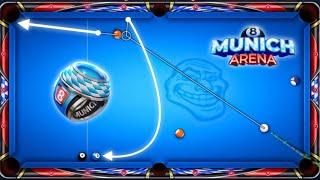The New 100M Munich Arena Table in 8 ball pool