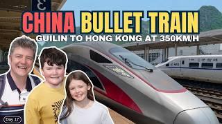 Riding the WORLDS FASTEST Bullet Train from Guilin to Hong Kong in CHINA