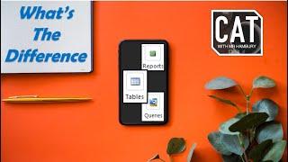 Difference between a TABLE | QUERY | FORM and REPORT