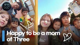 When I divorced my Korean husband, my oldest supported me..  A hardworking Cambodian mom&three kids