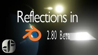 Blender 2.8 Tutorial | Eevee | Screen Space reflections and Plane light probes