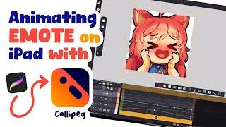 How to ANIMATE a BLUSH Emote on iPad with Callipeg