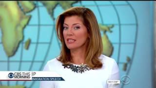 Norah O'Donnell - white dress and high heels -  Aug 31, 2016