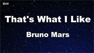 That's What I Like - Bruno Mars Karaoke 【No Guide Melody】 Instrumental