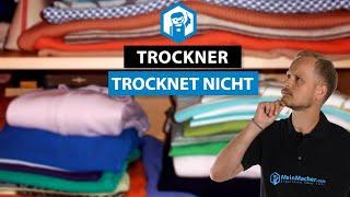 Wäsche nach Trockengang noch feucht - Restfeuchtesensor / Feuchtigkeitssensor reinigen | MeinMacher