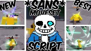 *NEW*️Roblox tsb script | Sans moveset | Custom VFX dragon effects | Respawn ability | WORKS OP