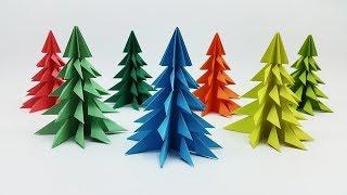 3D Paper Christmas Tree | How to Make a 3D Paper Xmas Tree DIY full Tutorial