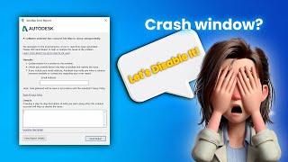 How to disable crash error reporting in Autodesk 3Ds Max