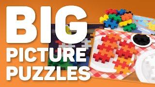 Plus-Plus BIG Picture Puzzles - a creative toy for toddlers and more! Made in Denmark.