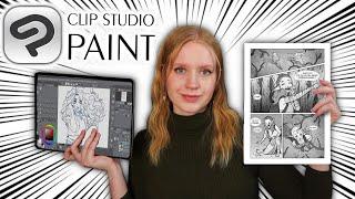 Lohnt sich CLIP STUDIO PAINT!? - Ich gestalte einen Comic zu meinem Buch!