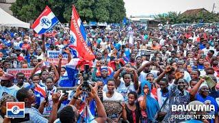 NAPO, Kennedy Agyapong, Chairman Wontumi's shake Konongo with massive crowd