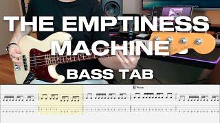 Linkin Park - The Emptiness Machine // Bass Cover // Play Along Tabs and Notation