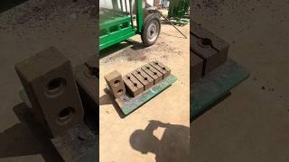 Diesel interlocking building lego brick block machine, hollow interlocking concrete blocks