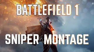 Battlefield 1! (PS4) - Sniper Montage