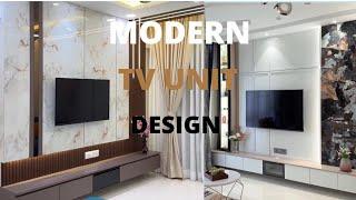 modern tv unit design in living room/New latest tv unit design/home tv room design ideas#home