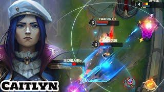 Wild Rift Caitlyn - Top  Caitlyn Arcane Commander skin  Gameplay Rank Season 15