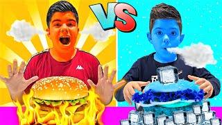 COMIDA CALIENTE VS FRIA CHALLENGE!!!